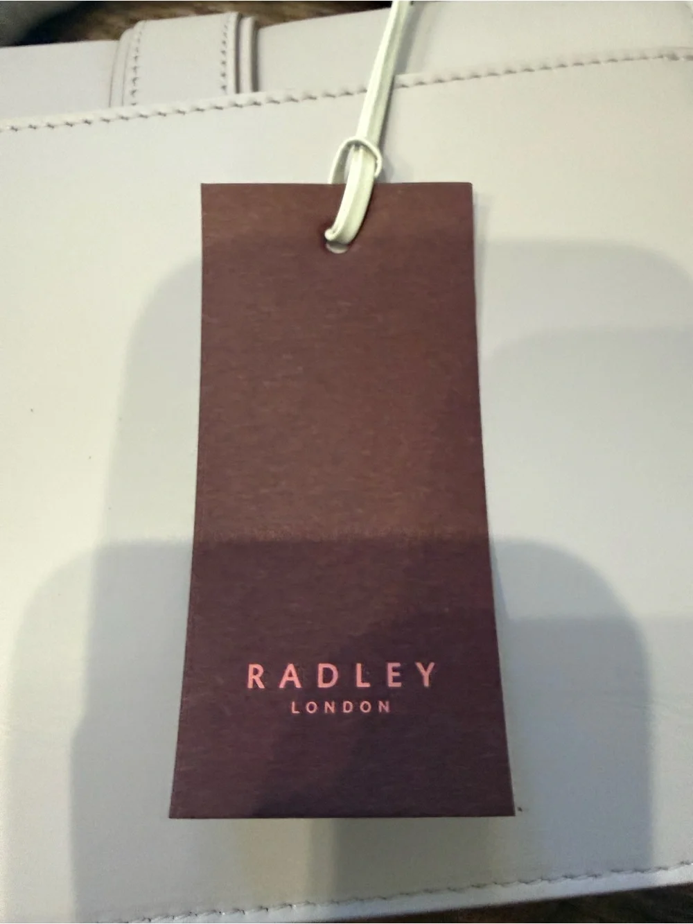 NWT Radley London KY Derby 25 top-Handle Lavender Leather Satchel